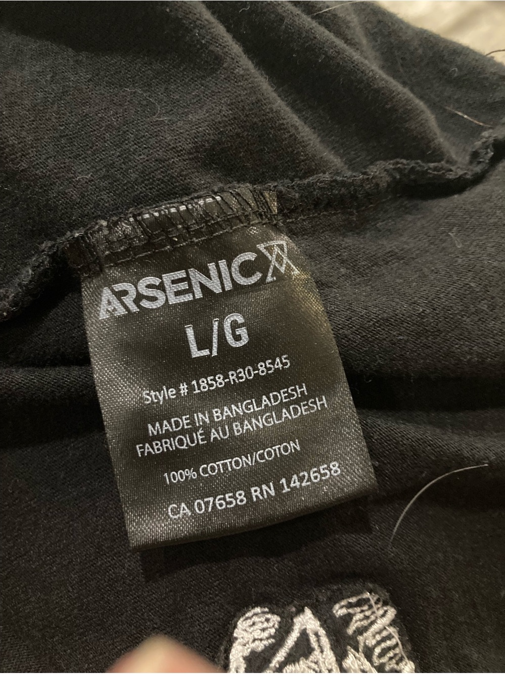 Arsenic tshirt “GOOD FRIENDS BAD INFLUENCES” tshirt. Size large - Picture 7 of 7
